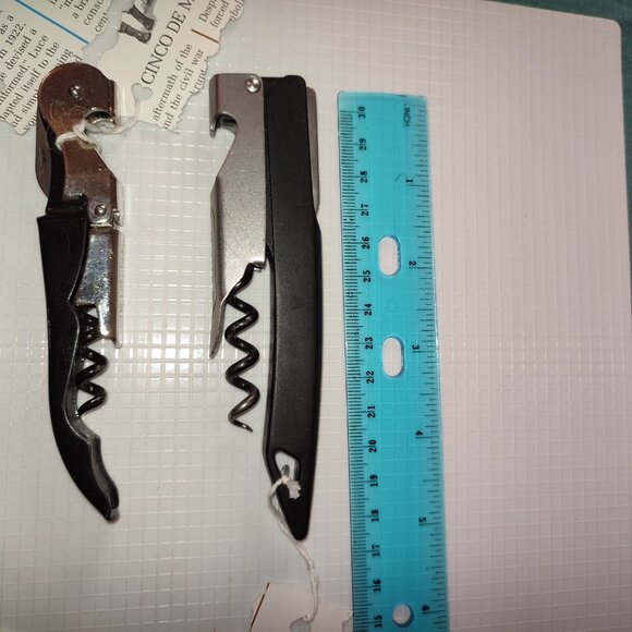 Bundle Deal Set 4 Wine Bottle Openers Cork Screw Vintage Rutherford Collectible - Picture 5 of 6